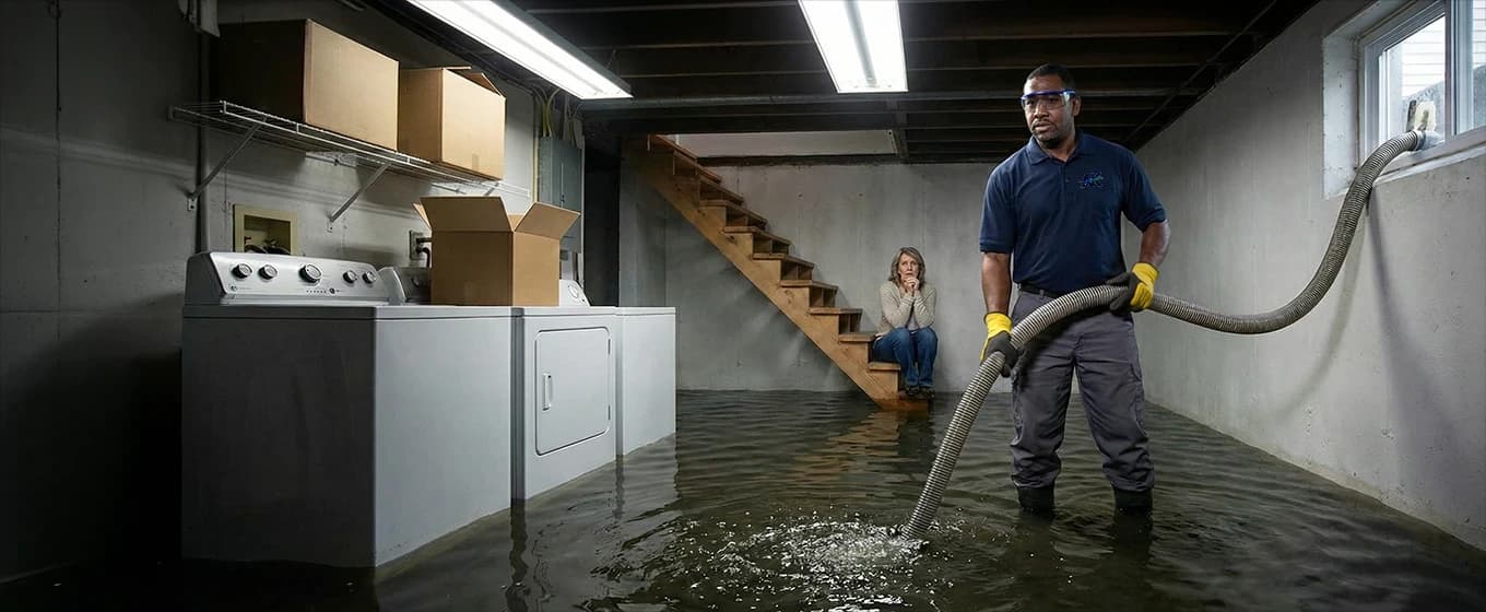 Emergency water pump out and cleanup service