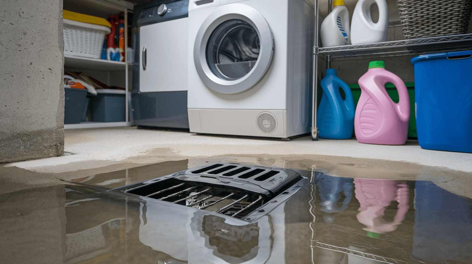 My Basement Drain is Backing Up When Washing Clothes